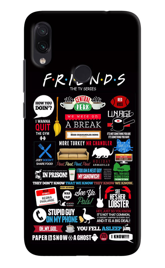 FRIENDS Redmi Note 7S Hard Case Back Cover by Casekaro