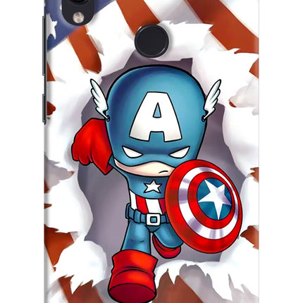 Captain America Redmi Note 7S Hard Case Back Cover by Casekaro