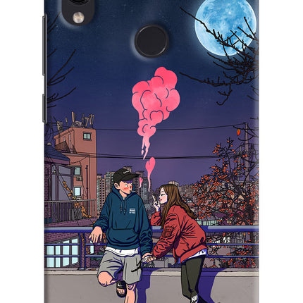 Chilling Couple Redmi Note 7S Hard Case Back Cover by Casekaro