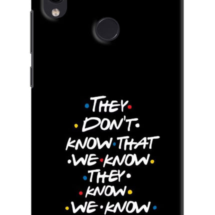 FRIENDS Dialogue Redmi Note 7S Hard Case Back Cover by Casekaro