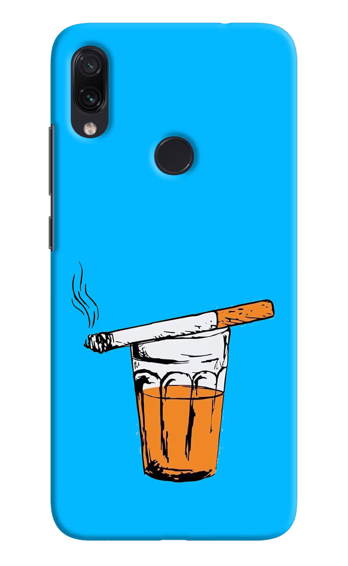 Chai Sutta Redmi Note 7S Hard Case Back Cover by Casekaro