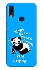 Keep Sleeping Redmi Note 7S Hard Case Back Cover by Casekaro