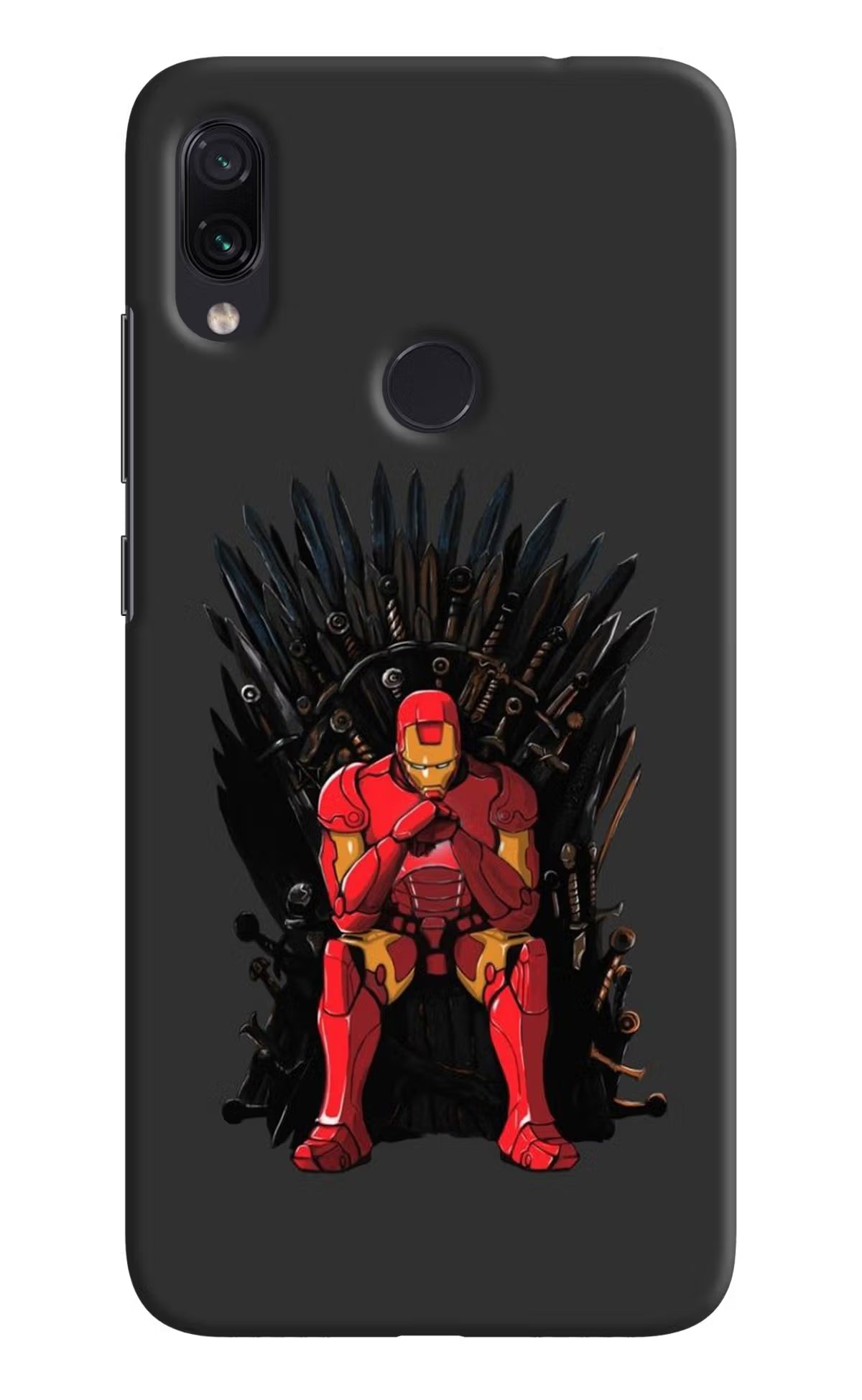 Ironman Throne Redmi Note 7S Hard Case Back Cover by Casekaro