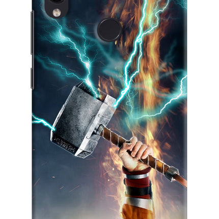 Thor Hammer Mjolnir Redmi Note 7S Hard Case Back Cover by Casekaro