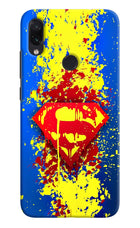 Superman logo Redmi Note 7S Hard Case Back Cover by Casekaro