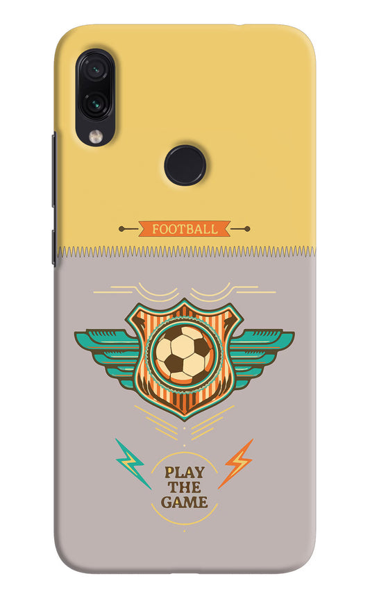 Football Redmi Note 7S Hard Case Back Cover by Casekaro