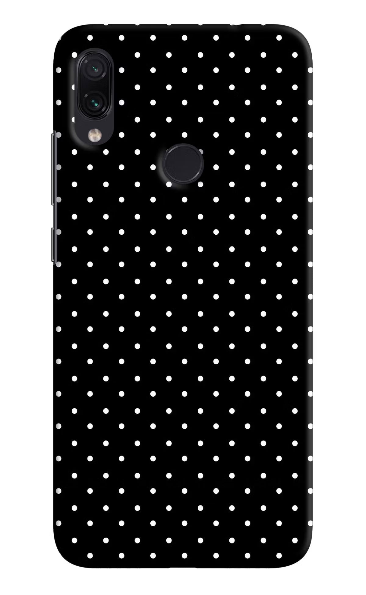White Dots Redmi Note 7S Hard Case Back Cover by Casekaro