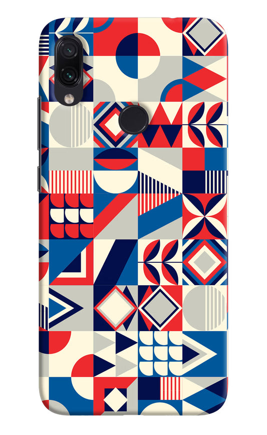 Colorful Pattern Redmi Note 7S Hard Case Back Cover by Casekaro