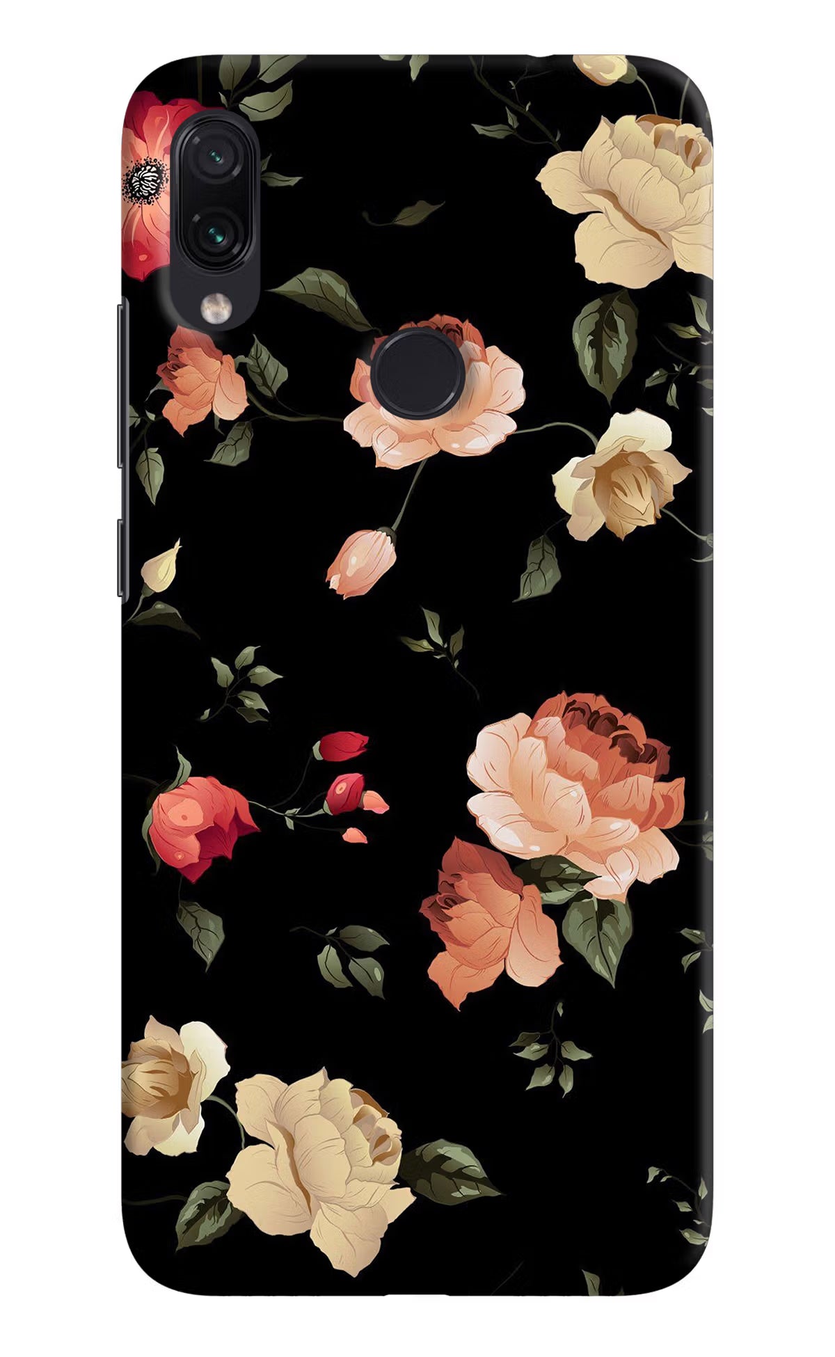 Flowers Redmi Note 7S Hard Case Back Cover by Casekaro