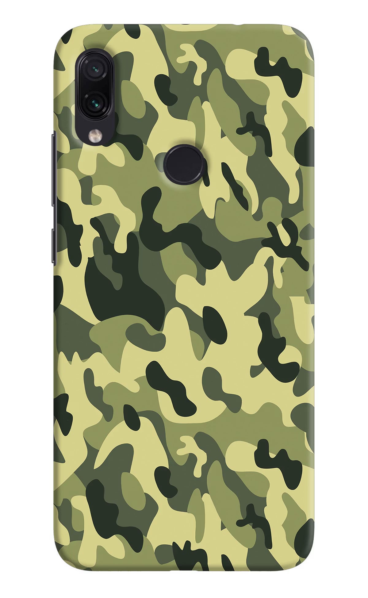Camouflage Redmi Note 7S Hard Case Back Cover by Casekaro