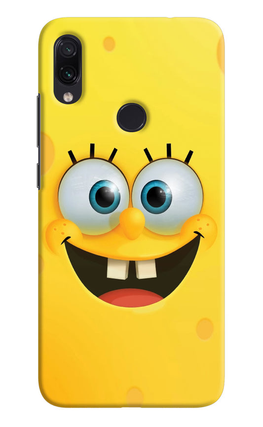 Sponge 1 Redmi Note 7S Hard Case Back Cover by Casekaro