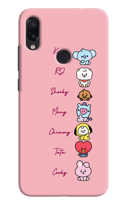 BTS names Redmi Note 7S Hard Case Back Cover by Casekaro