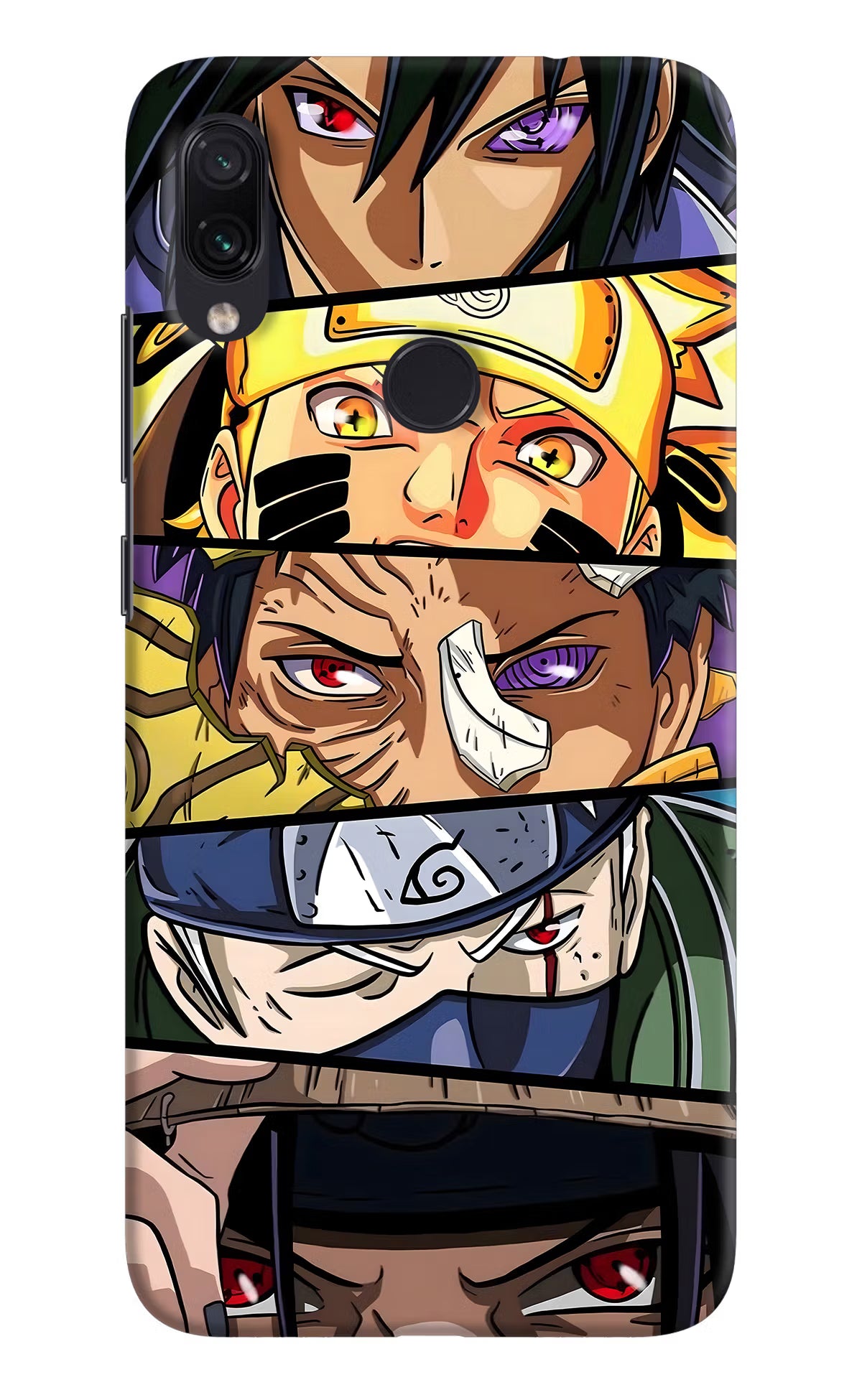 Naruto Character Redmi Note 7S Hard Case Back Cover by Casekaro