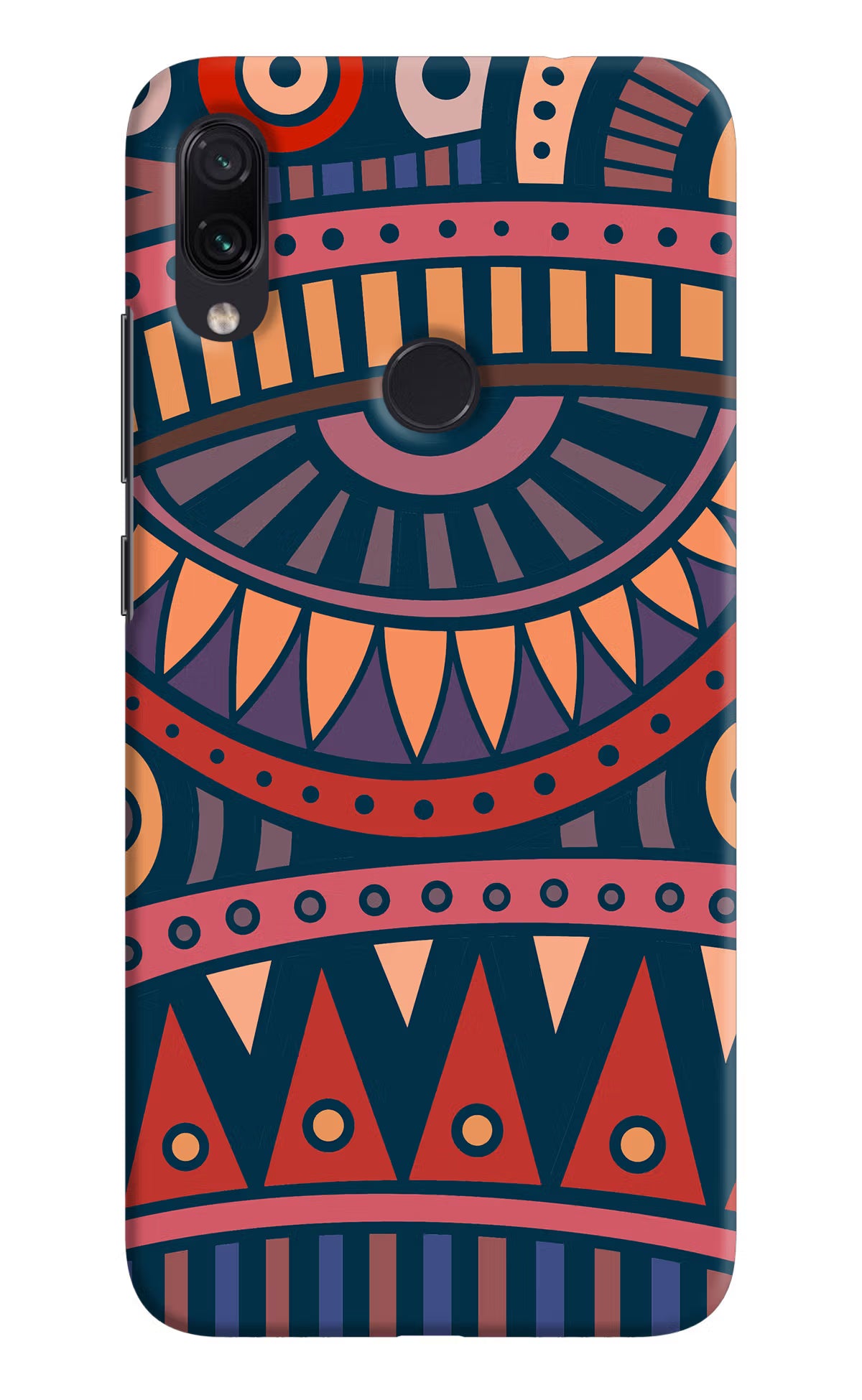 African Culture Design Redmi Note 7S Hard Case Back Cover by Casekaro