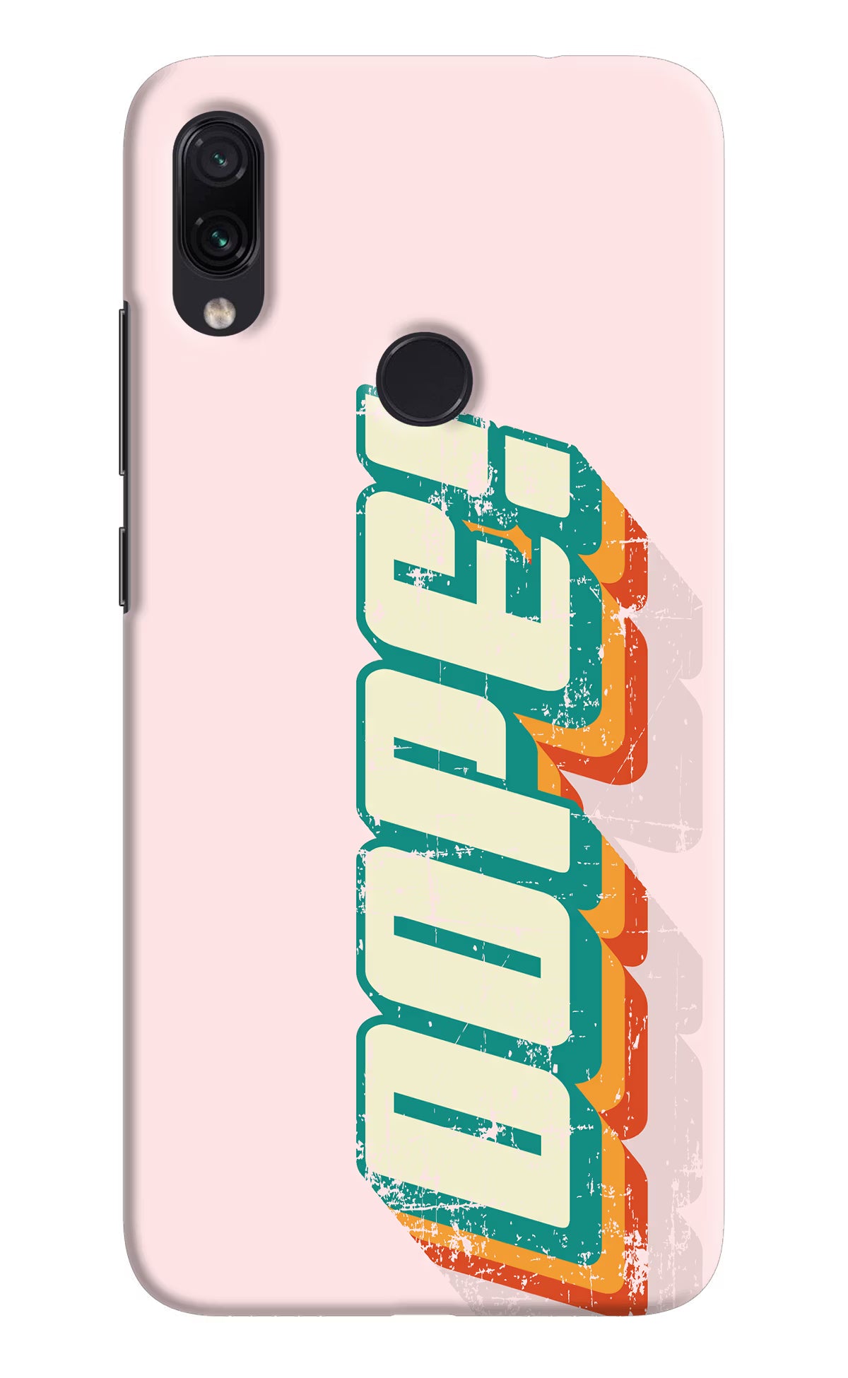 Dope Redmi Note 7S Hard Case Back Cover by Casekaro