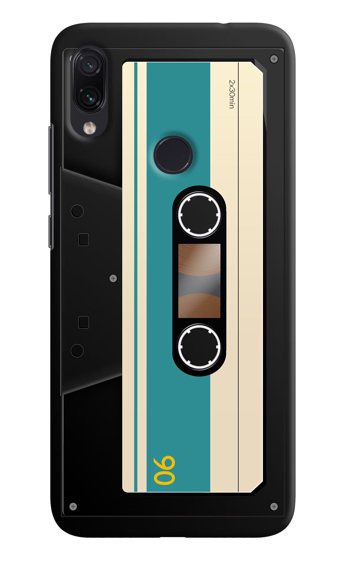 Cassette Redmi Note 7S Hard Case Back Cover by Casekaro