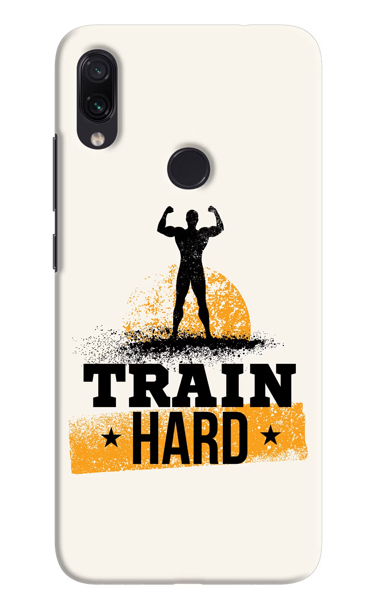 Train Hard Redmi Note 7S Hard Case Back Cover by Casekaro