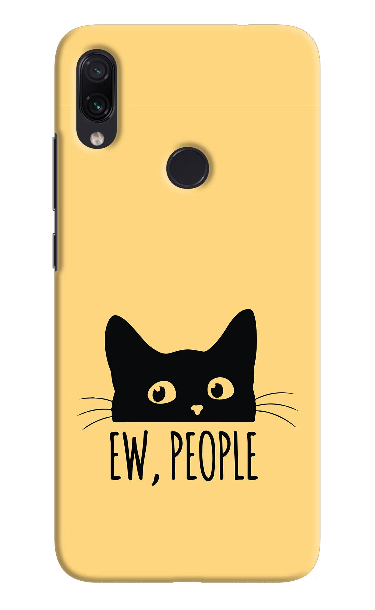 Ew People Catitude Redmi Note 7S Hard Case Back Cover by Casekaro