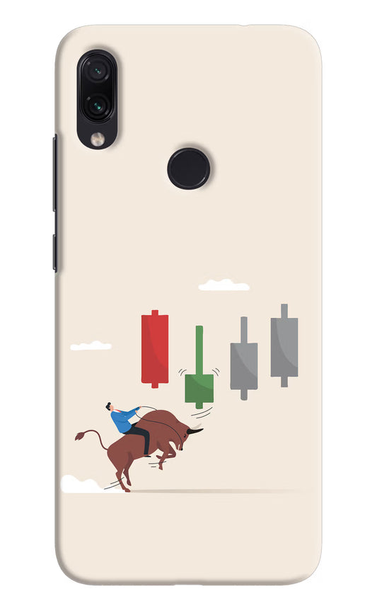 Bull Trading Momentum Redmi Note 7S Hard Case Back Cover by Casekaro