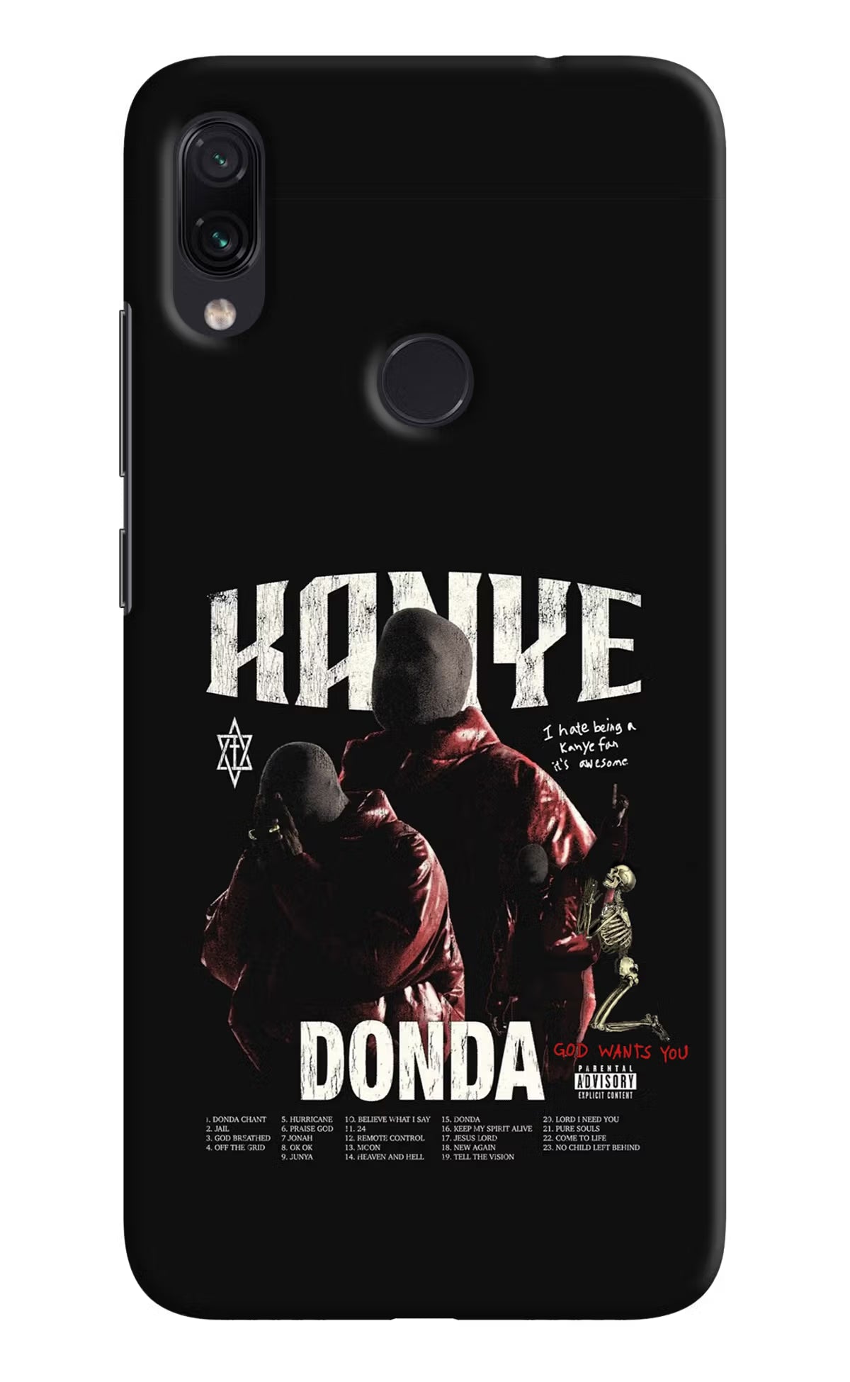 Donda Kanye West Redmi Note 7S Hard Case Back Cover by Casekaro