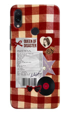 Queen of Disaster Redmi Note 7S Hard Case Back Cover by Casekaro