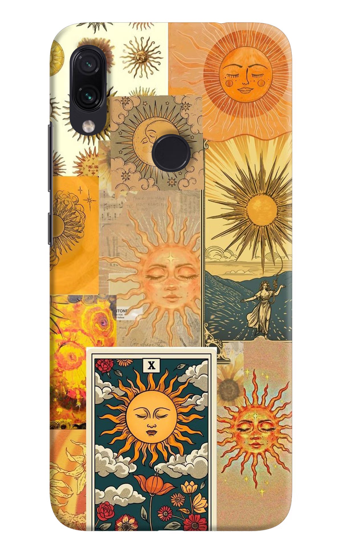 Sun Redmi Note 7S Hard Case Back Cover by Casekaro