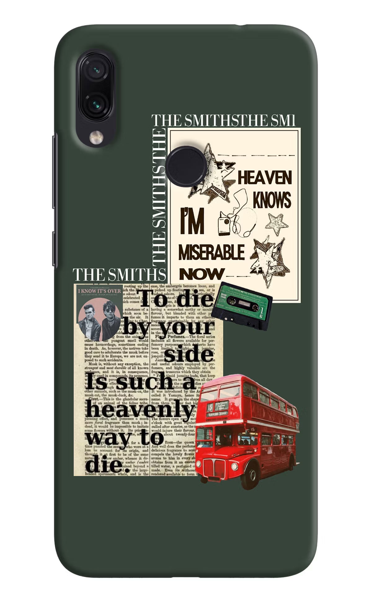 The Smiths Redmi Note 7S Hard Case Back Cover by Casekaro