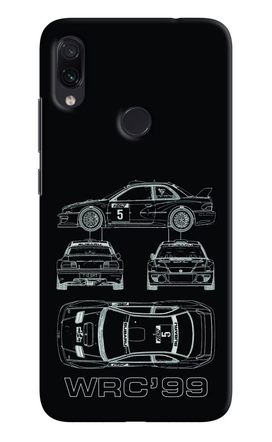 WRC'99 Redmi Note 7S Hard Case Back Cover by Casekaro