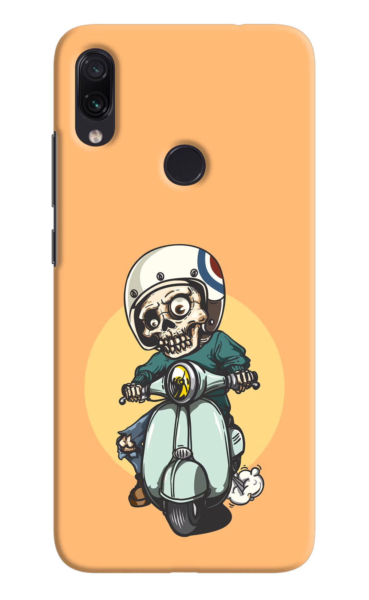 Undead Biker Redmi Note 7S Hard Case Back Cover by Casekaro