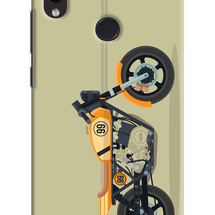 Vertical Speedster Redmi Note 7S Hard Case Back Cover by Casekaro