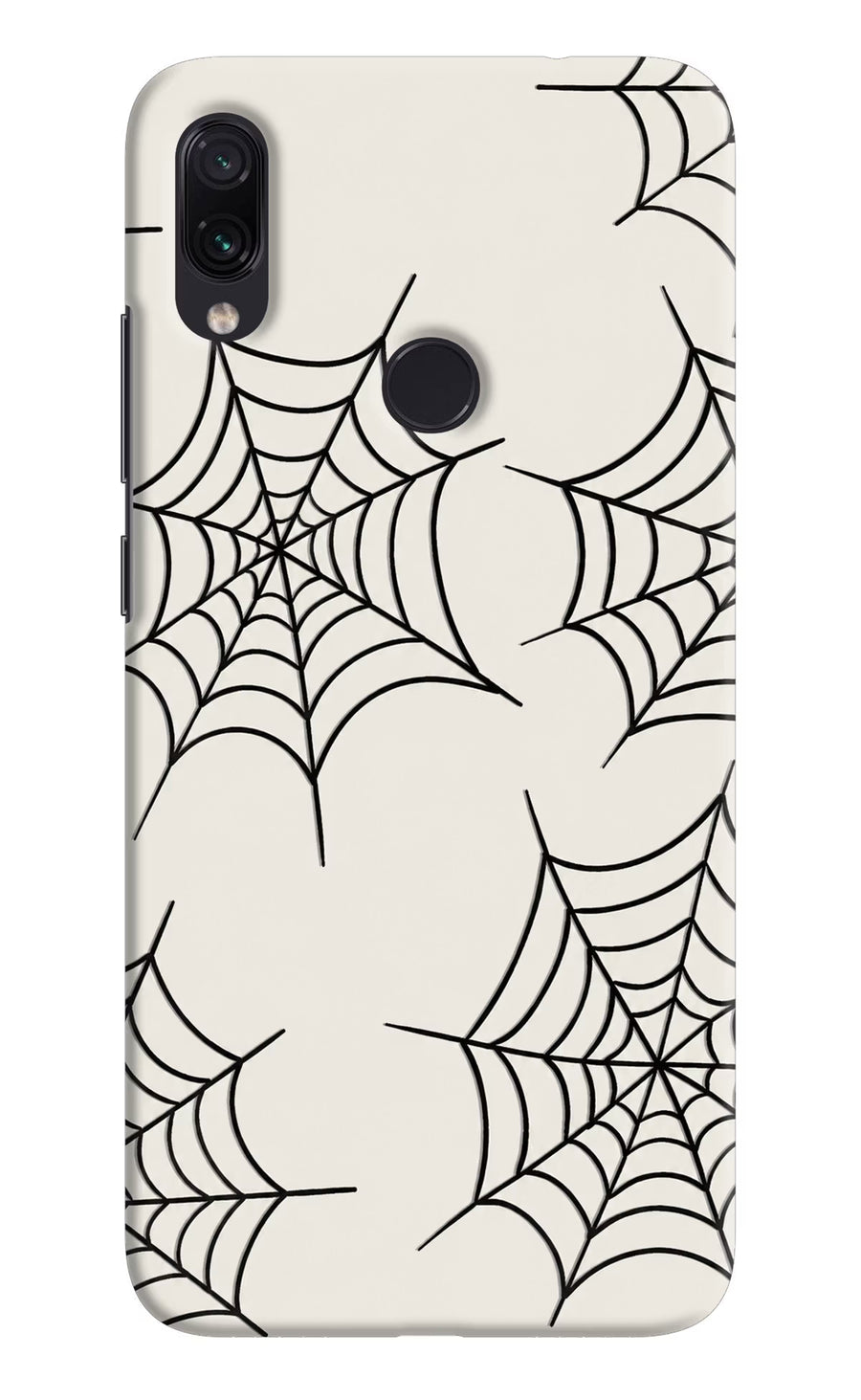 Spider Web Redmi Note 7S Back Cover, Hard case