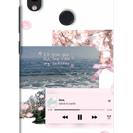 Wave to earth Redmi Note 7S Hard Case Back Cover by Casekaro