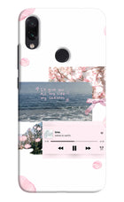 Wave to earth Redmi Note 7S Hard Case Back Cover by Casekaro