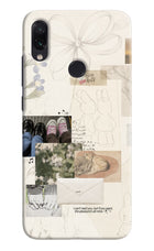 Soft Aesthetic Redmi Note 7S Hard Case Back Cover by Casekaro