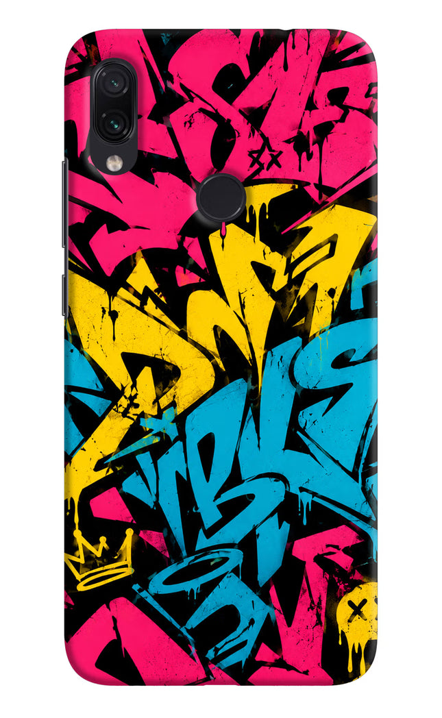 Graffiti Vibe Redmi Note 7S Hard Case Back Cover by Casekaro