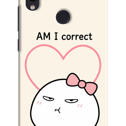 Always Right Redmi Note 7S Hard Case Back Cover by Casekaro