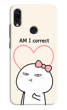 Always Right Redmi Note 7S Hard Case Back Cover by Casekaro