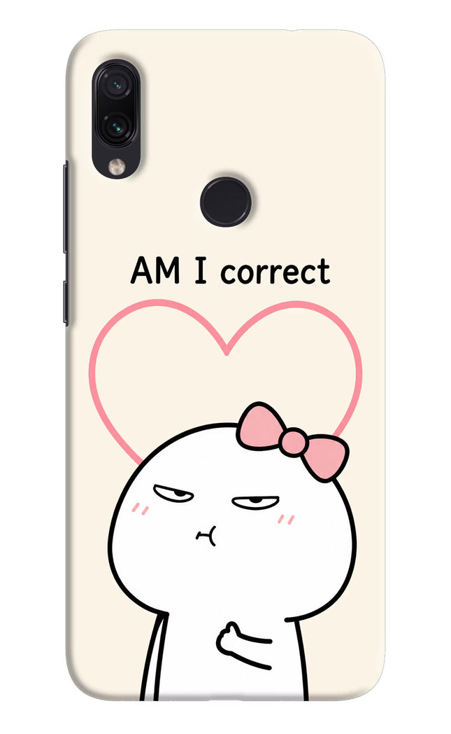 Always Right Redmi Note 7S Hard Case Back Cover by Casekaro