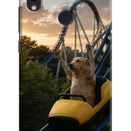 Rollercoaster Dog Redmi Note 7S Hard Case Back Cover by Casekaro
