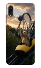 Rollercoaster Dog Redmi Note 7S Hard Case Back Cover by Casekaro