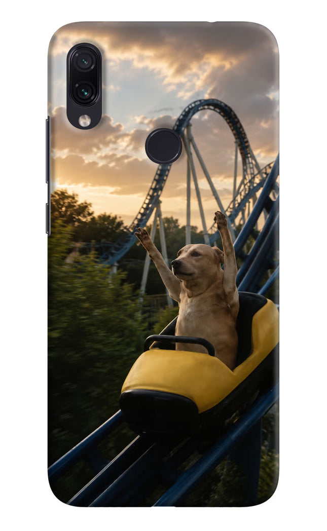 Rollercoaster Dog Redmi Note 7S Hard Case Back Cover by Casekaro