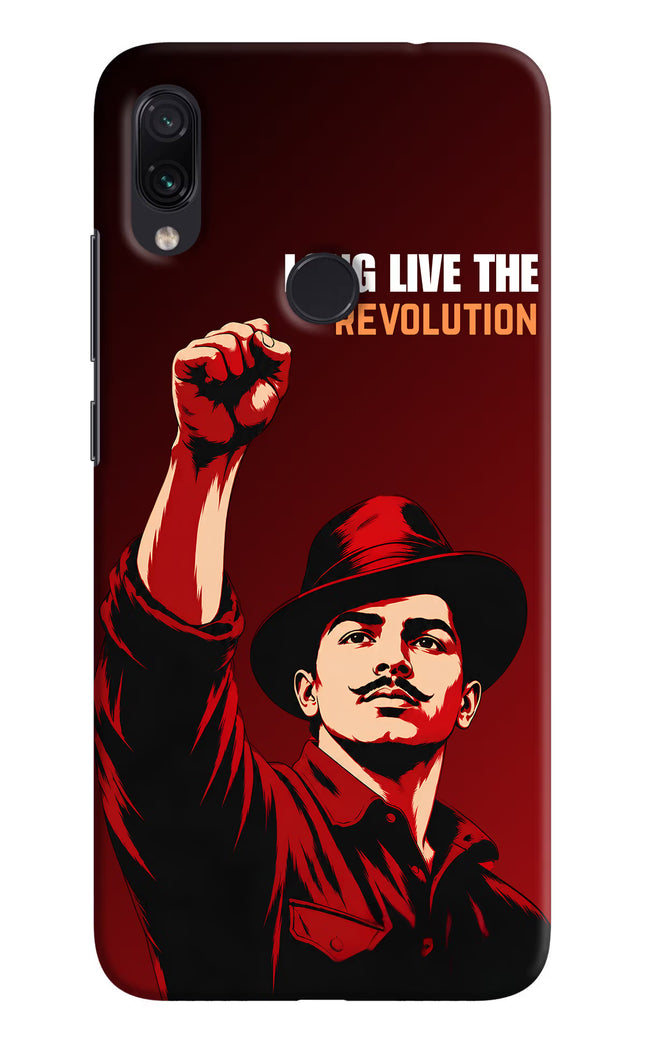 Bhagat Singh Revolution Redmi Note 7S Back Cover