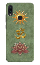 Om & Lotus Redmi Note 7S Back Cover