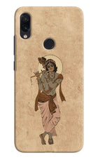 Krishna Redmi Note 7S Hard Case Back Cover by Casekaro