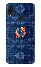 Koi Blue Redmi Note 7S Hard Case Back Cover by Casekaro