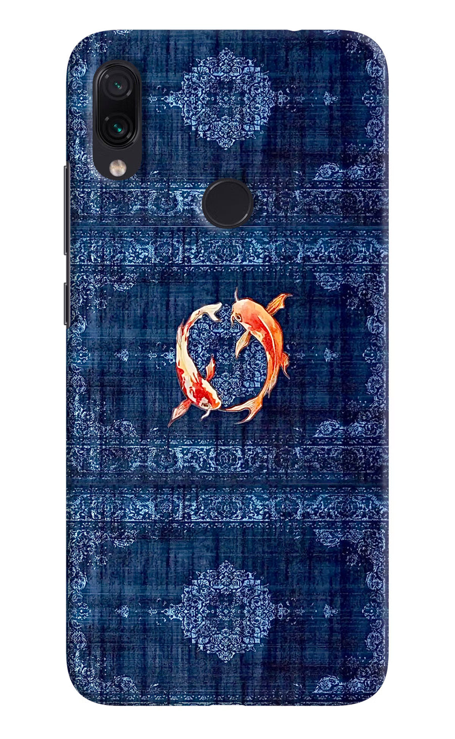 Koi Blue Redmi Note 7S Back Cover, Hard case