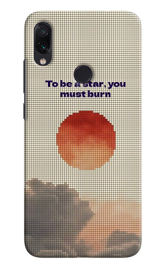 Pixel Sun Redmi Note 7S Hard Case Back Cover by Casekaro