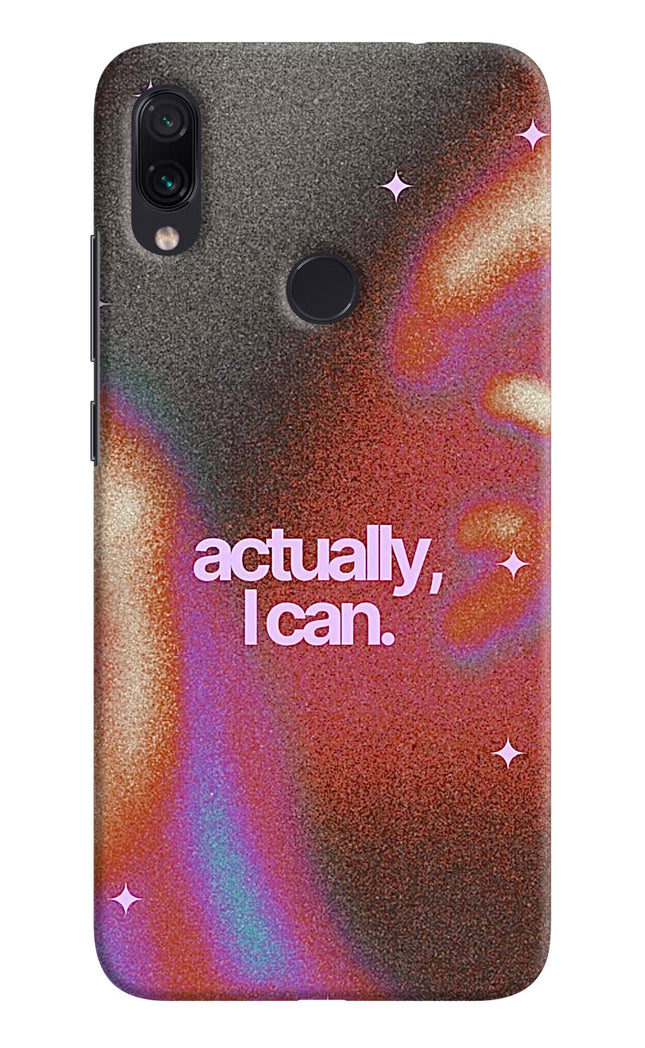 Pink Aura Redmi Note 7S Hard Case Back Cover by Casekaro