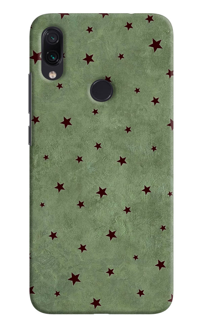 Green Stars Redmi Note 7S Hard Case Back Cover by Casekaro