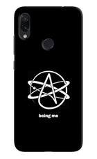 Atheist Symbol Redmi Note 7S Hard Case Back Cover by Casekaro